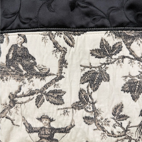 Sonja’s Handmade Toile Print Tote Bag, Black & White, Country Cottage Style Tote - Picture 12 of 12